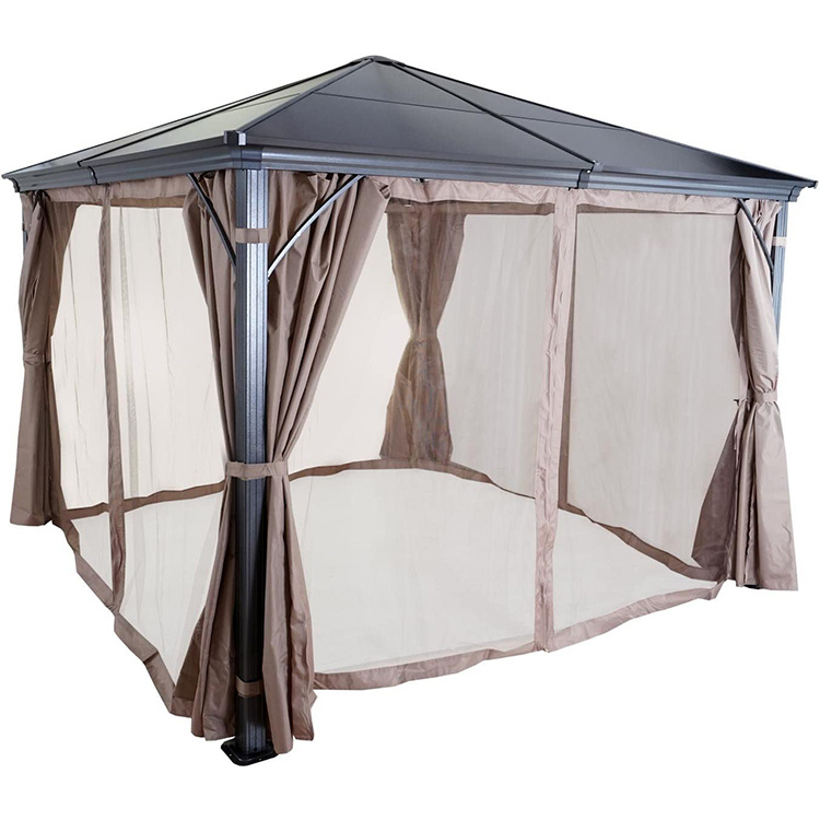 Gazebo Ceannbhrat 10 x 10 Crúibe