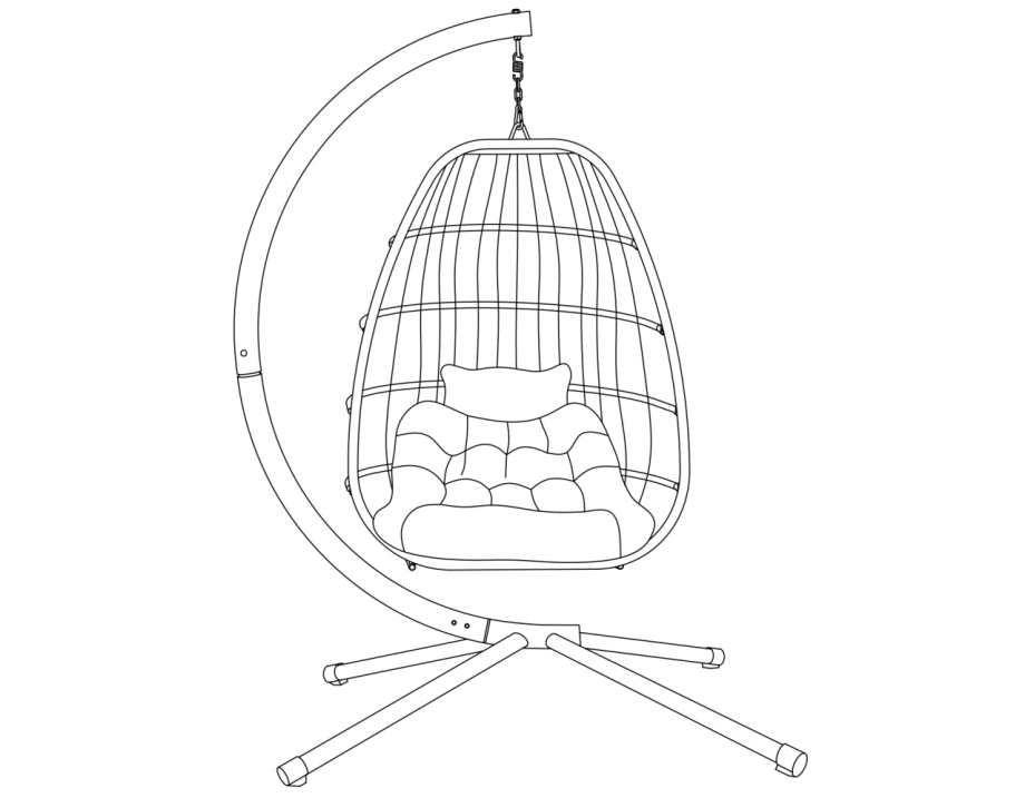 Treoir oibríochta PATIO SWING CHATHAOIRLEACH