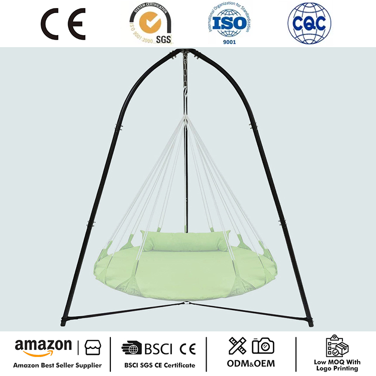 Seastán Cathaoirleach Crochta Tripod Hammock