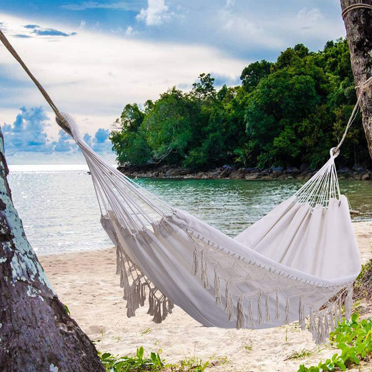 Hammock Macrame Fringed Lámhdhéanta
