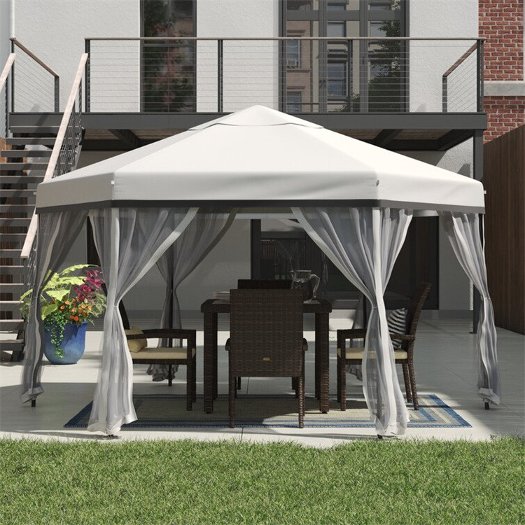 Gazebo Heicseagán Bog-barr 11x11ft