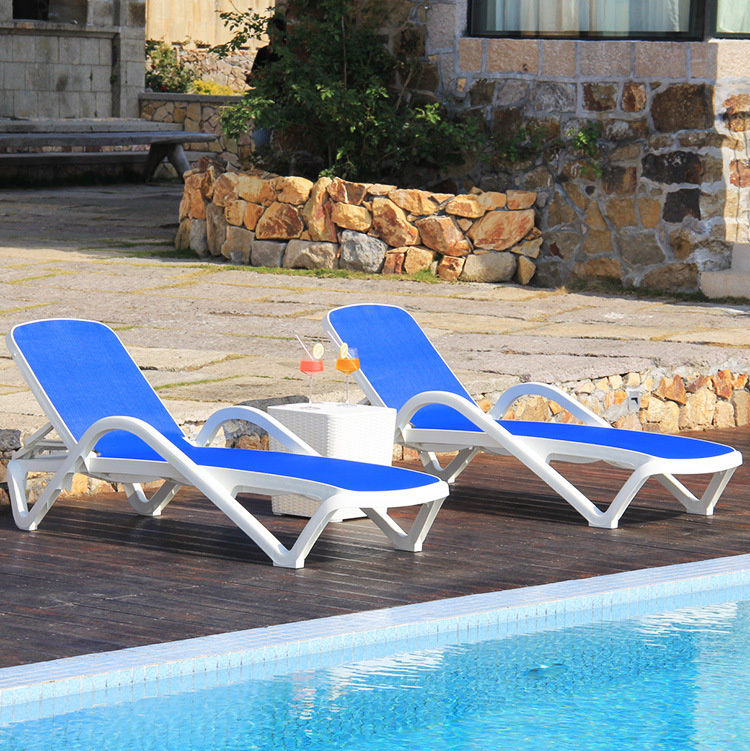 Cathaoir Lounge PATIO Lounge Chaise Cúig Seasamh